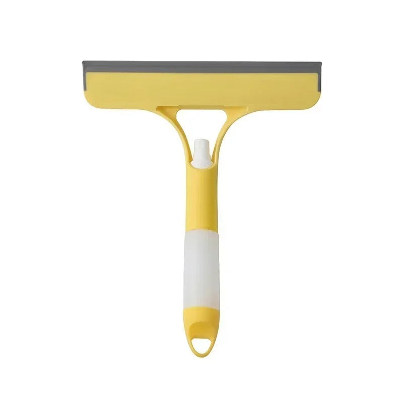 Zorvelyâ„¢3-in-1 Window Squeegee With Spray Bottle & Scrubber