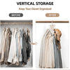 Rotating V-Shaped Closet Organizer