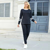 Striped Jogger Lounge Set