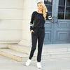 Striped Jogger Lounge Set