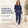 Striped Jogger Lounge Set