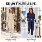 Striped Jogger Lounge Set
