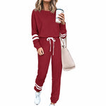 Striped Jogger Lounge Set