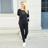 Striped Jogger Lounge Set