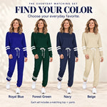 Striped Jogger Lounge Set