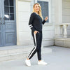 Striped Jogger Lounge Set