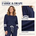 Striped Jogger Lounge Set