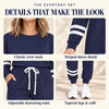 Striped Jogger Lounge Set