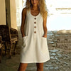 Livora Button Front Pocket Dress