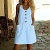 Livora Button Front Pocket Dress