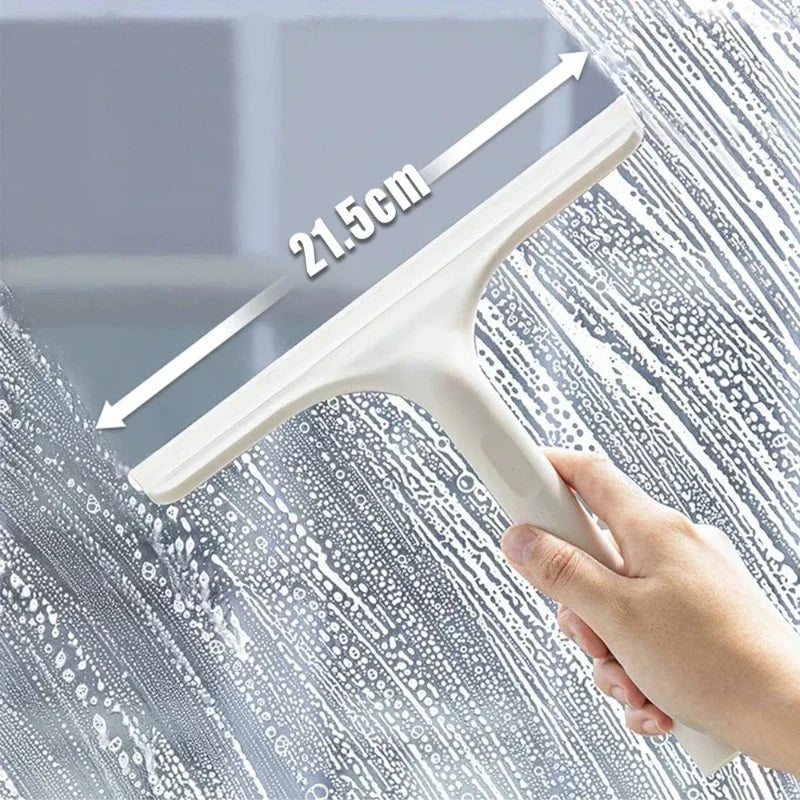 Zorvely™3-in-1 Window Squeegee With Spray Bottle & Scrubber