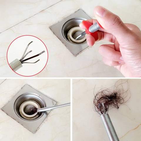 Drainage Block Remover Spring Pipe Cleaner Tool - 160 cm length |🔥BUY 1 GET 1 FREE🔥