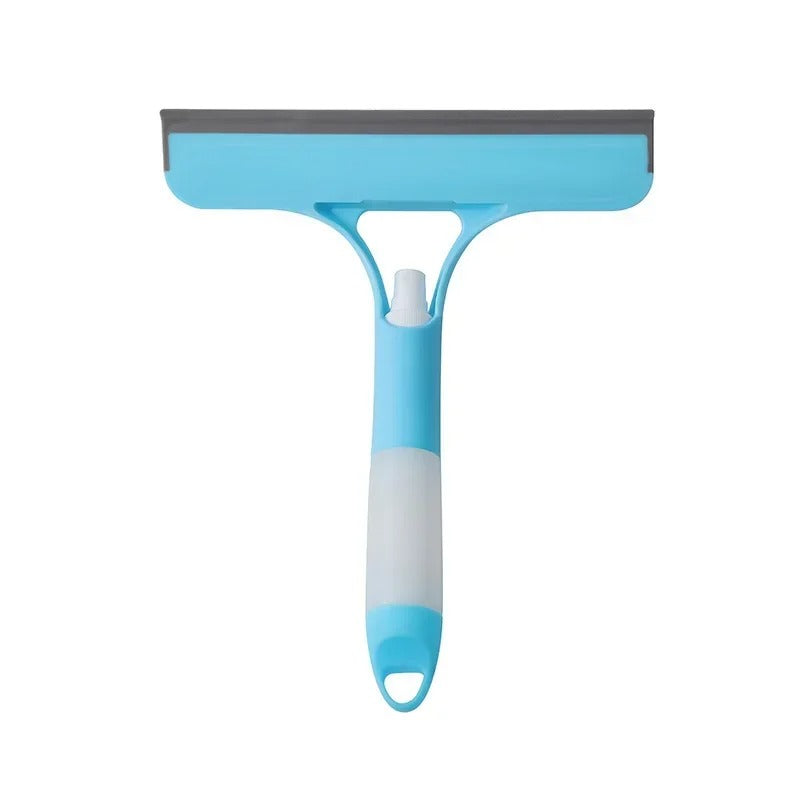 Zorvely™3-in-1 Window Squeegee With Spray Bottle & Scrubber
